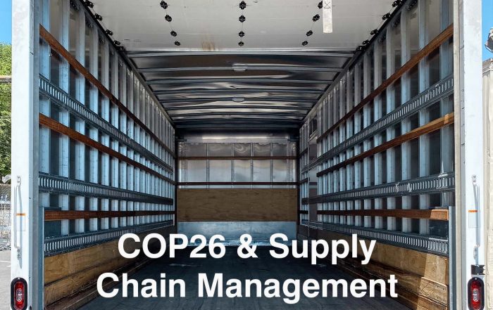 COP26 supply chain